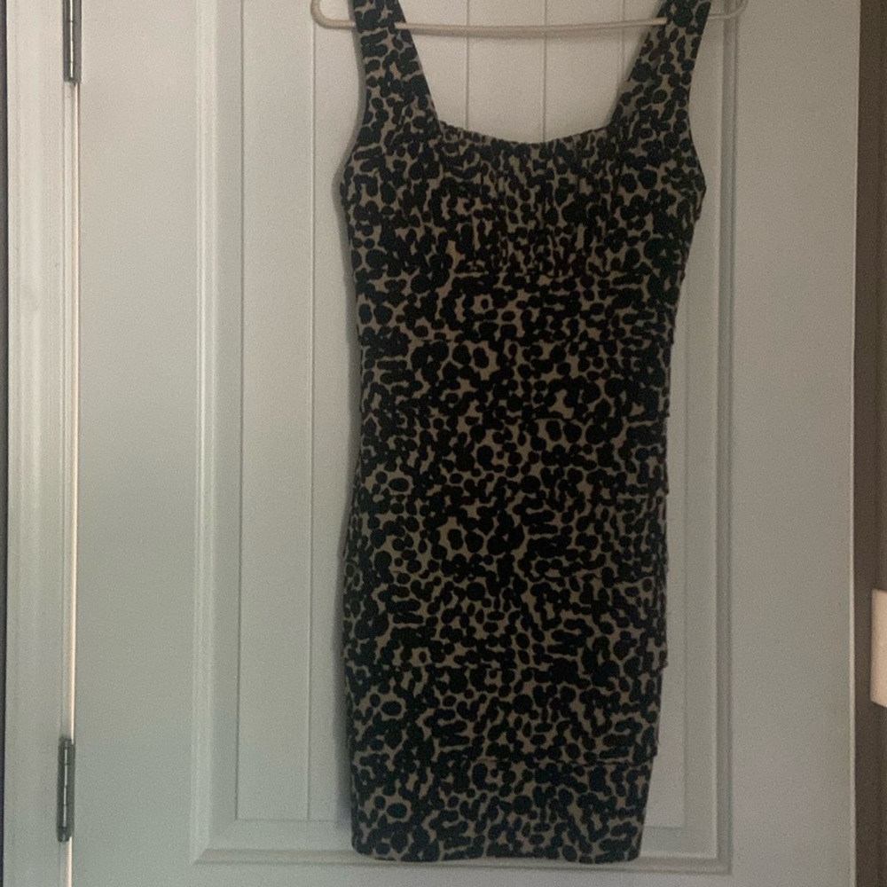 A slim fitting dress